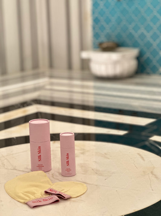 Exfloating Silk Glove For Face And Body